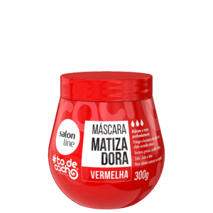 Máscara Capilar Matizadora Salon Line Todecacho Vermelha 300g