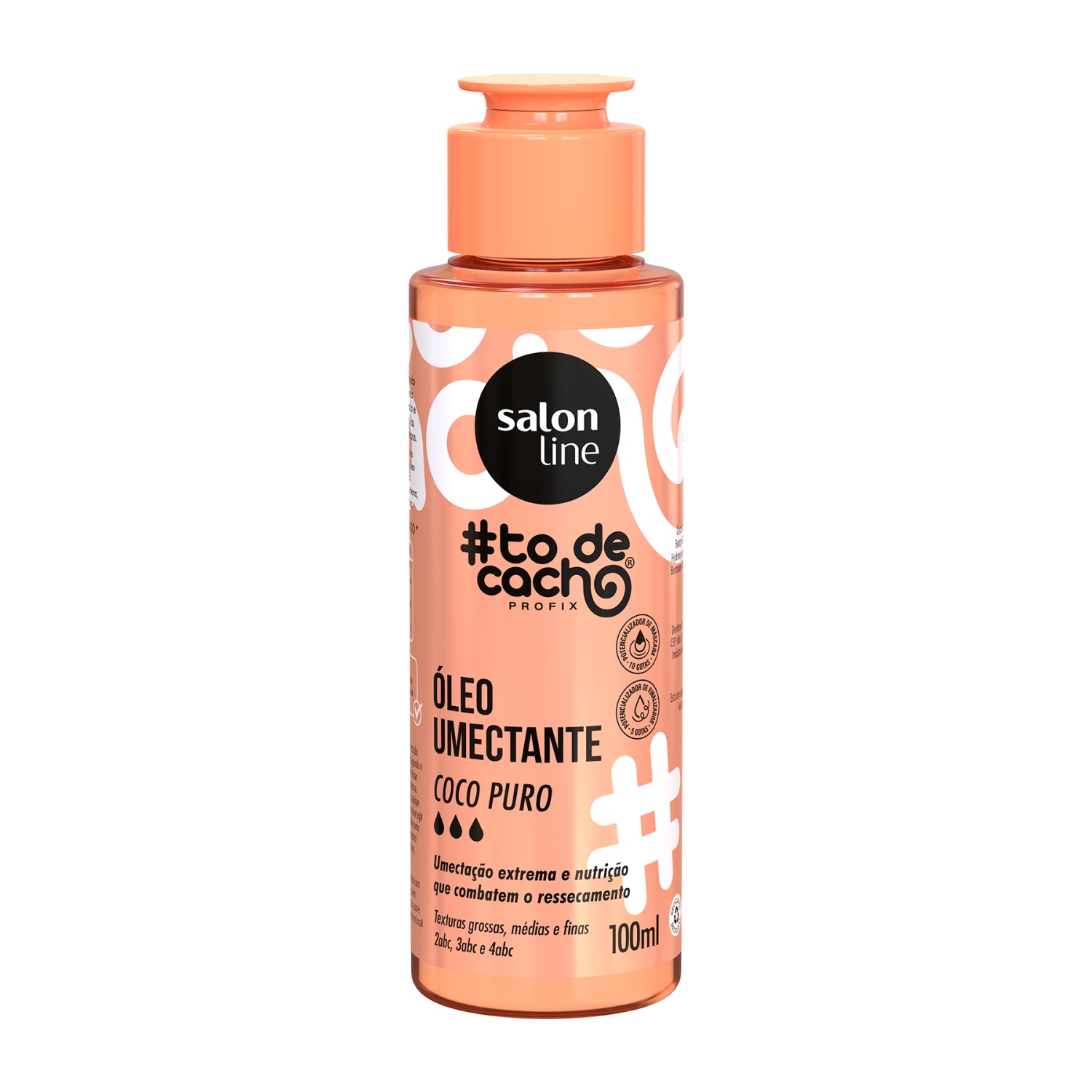 Óleo Capilar Salon Line #Todecacho Uhulll! Coco Puríssimo Umectação 100ml