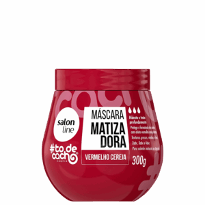 Máscara Matizadora Salon Line Todecacho Vermelho Cereja 300g Máscara Matizadora Salon Line Todecacho Vermelho Cereja 300g