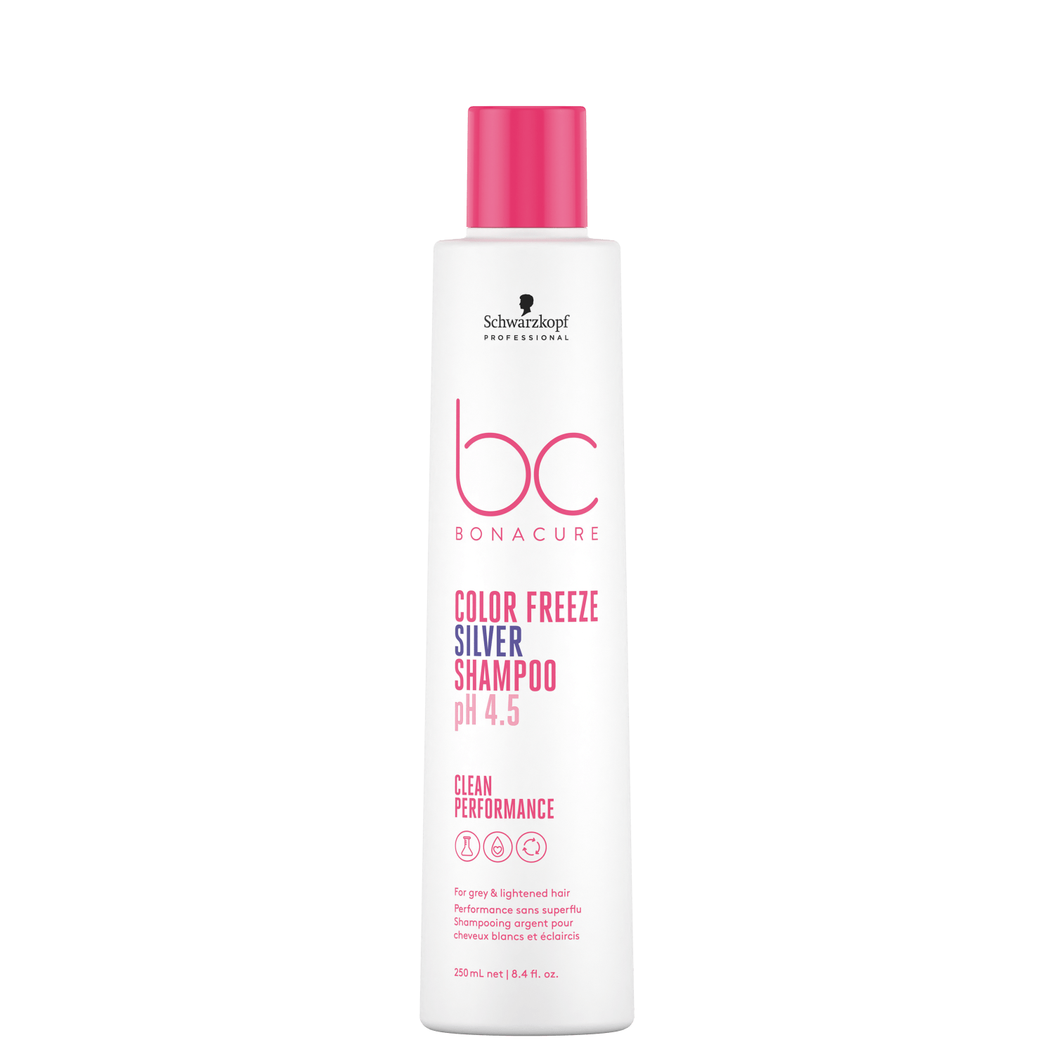 Shampoo Schwarzkopf Professional BC Bonacure Clean Performance Color Freeze Silver Matizador 250ml