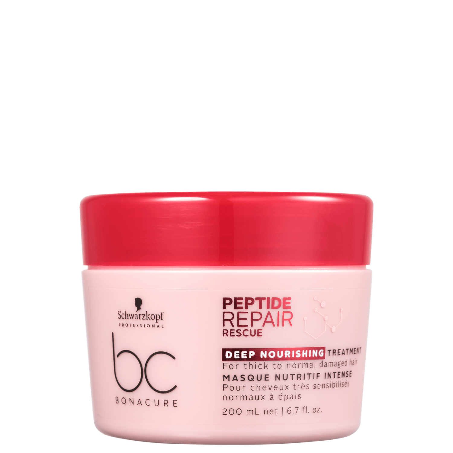 Máscara Capilar de Tratamento Schwarzkopf Professional BC Bonacure Peptide Repair Rescue Deep Nourish 200ml