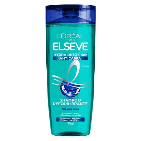 Shampoo L’Oréal Paris Elseve Hydra Detox Anti Caspa Reequilibrante