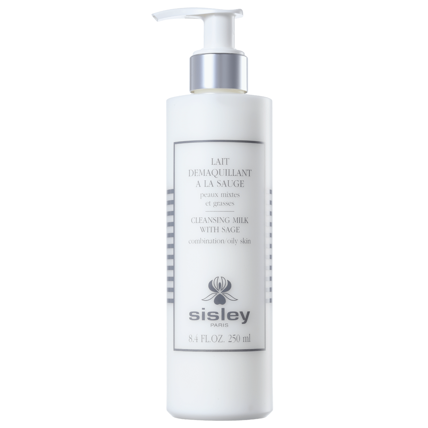 Loção Demaquilante Sisley Lait Demaquillant à la Sauge Peles Mistas e Oleosas 250ml
