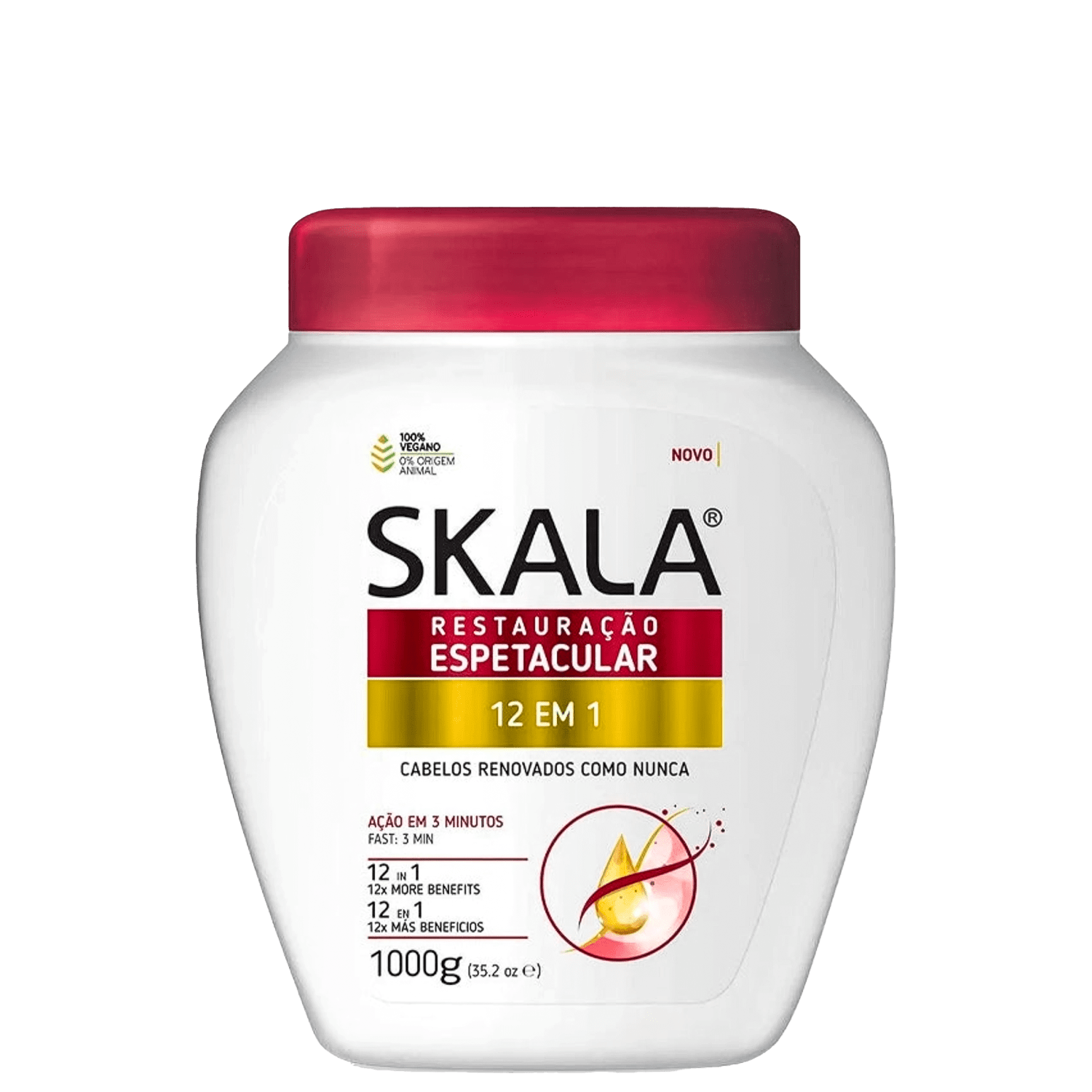 Máscara Capilar Skala 12 Em 1 1kg