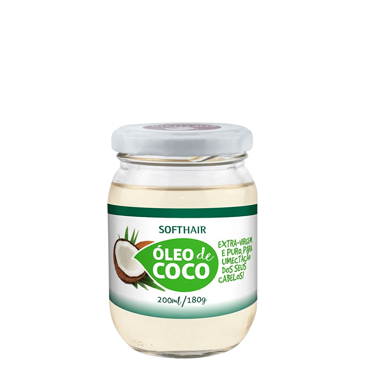 Óleo Capilar Soft Hair Óleo de Coco Extra Virgem 200ml