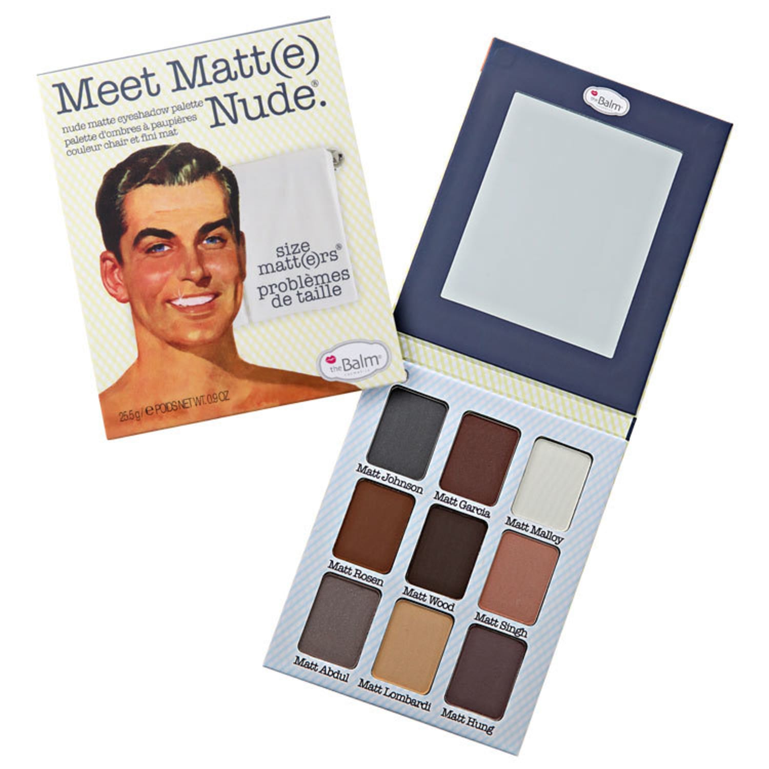 Paleta de Sombras Matte The Balm Meet Matt(e) Nude 25,5g