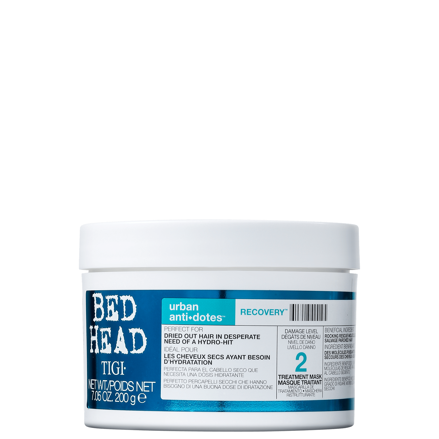 Máscara de Tratamento Tigi Bed Head Urban Anti Dotes 2 Recovery Treatment Mask 200ml