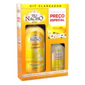 Kit Tio Nacho Antiqueda Clareador Shampoo 415ml Condicionador 200ml Kit Tio Nacho Antiqueda Clareador Shampoo 415ml Condicionador 200ml