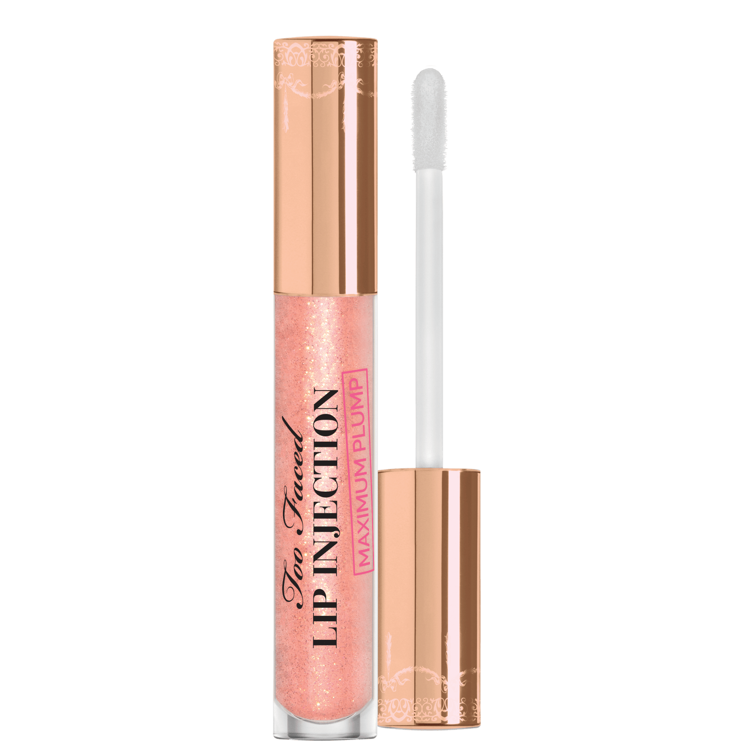 Gloss Labial Too Faced Lip Injection Maximum Plump Cotton Candy Kisses 4ml