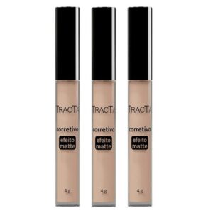 Kit 3 Corretivos Tracta Efeito Matte Claro Kit 3 Corretivos Tracta Efeito Matte Claro