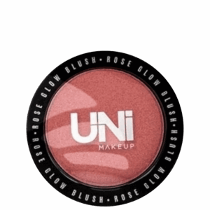 Blush Em Pó Uni Makeup Rose Glow Cor C01 6g Blush Em Pó Uni Makeup Rose Glow Cor C01 6g