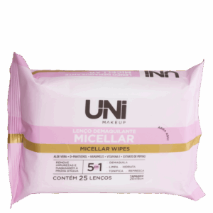 Lenço Demaquilante UNImakeup Micellar 25 Unidades Lenço Demaquilante UNImakeup Micellar 25 Unidades