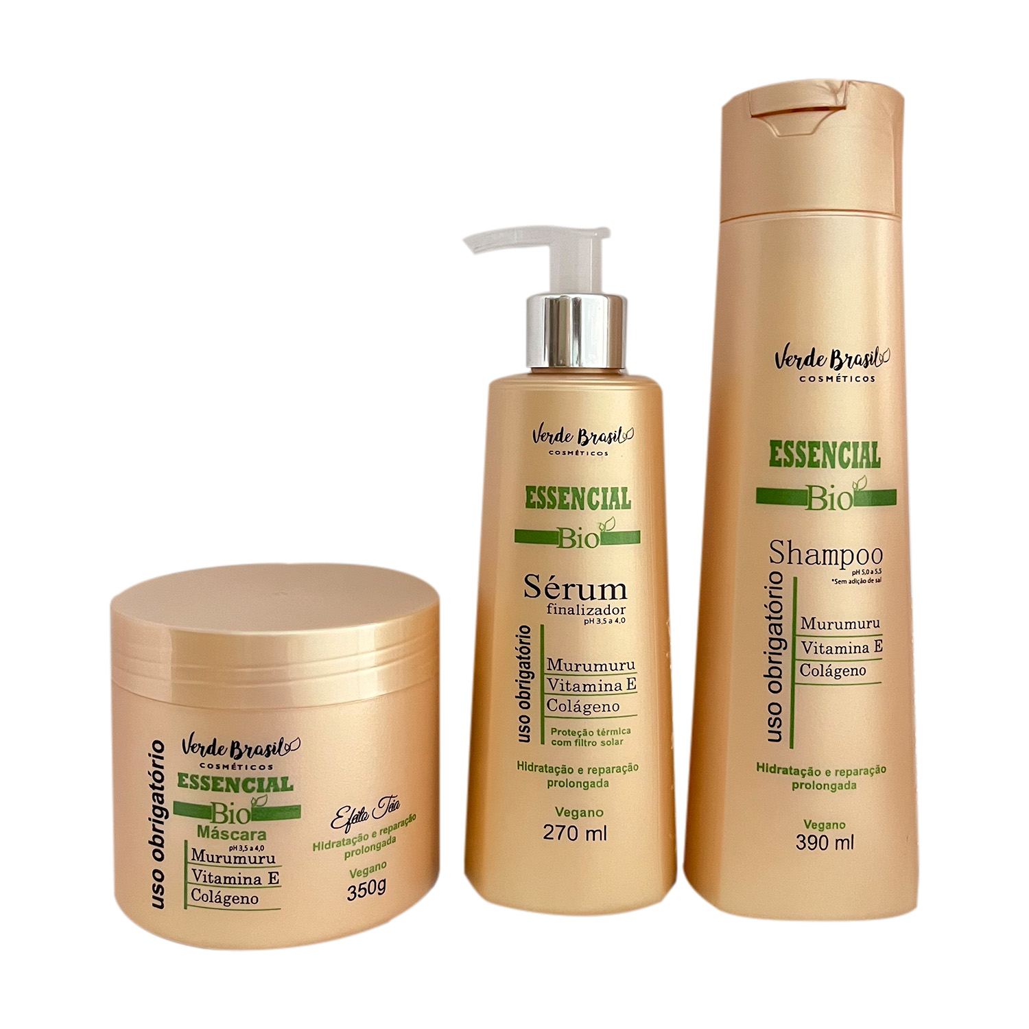 Kit Verde Brasil Cosméticos Essencial Bio