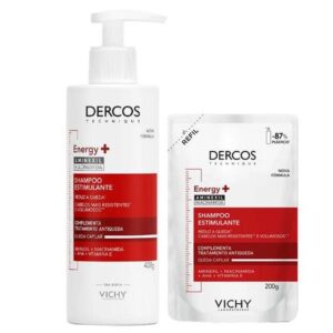 Kit Vichy Dercos Energizante Shampoo Shampoo Refil Kit Vichy Dercos Energizante Shampoo Shampoo Refil