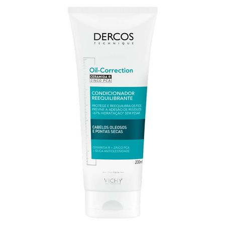 Vichy Dercos Oil-Correction Condicionador Reequilibrante 200ml