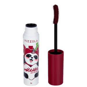 Máscara para Cílios Vizzela Cosméticos Big No Panda Cherry Bordô 5g
