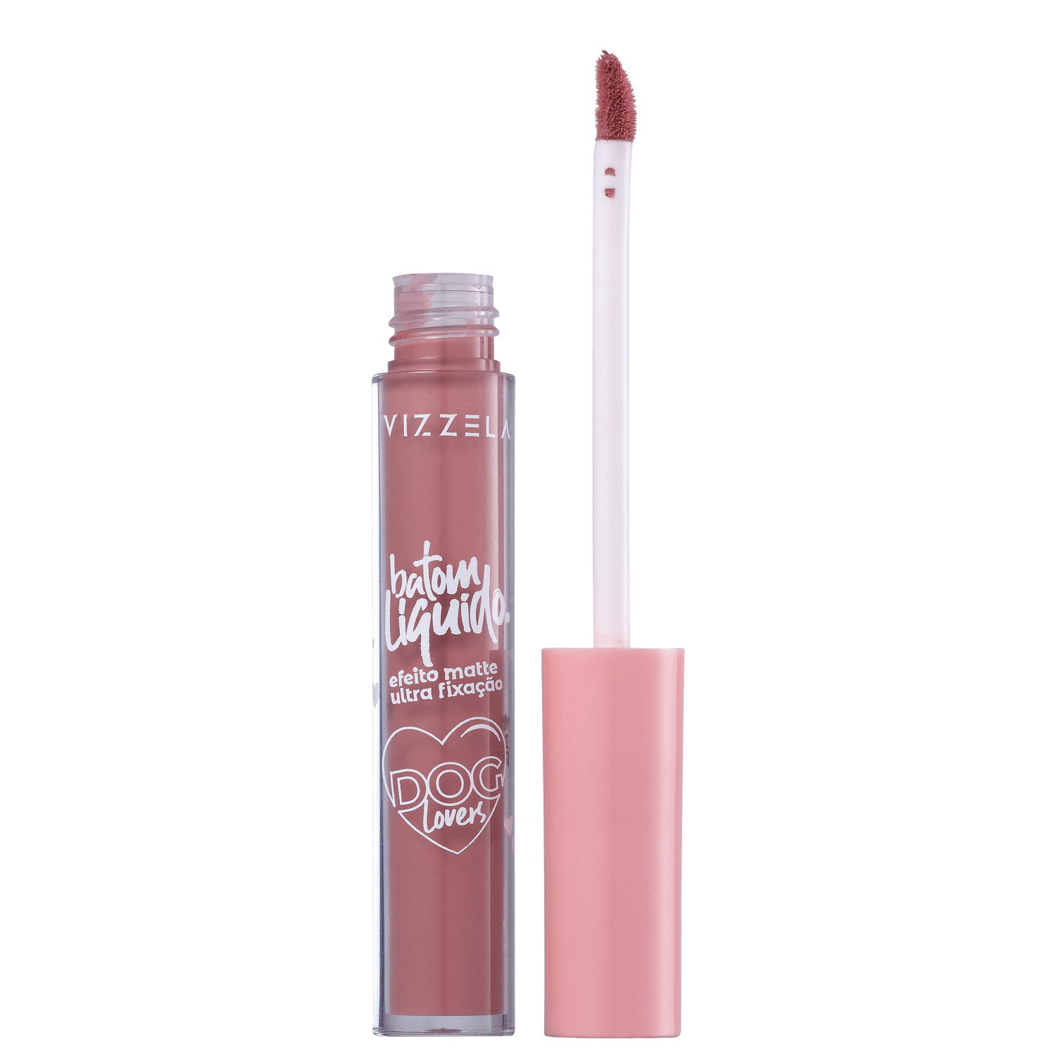 Batom Líquido Vizzela Dog Lovers Cor 02 Shih Tzu 3.5g