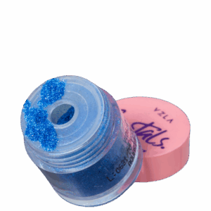 Pigmento Vizzela Cosméticos Ecobrilho Crystals Pedra dos Signos Aquário 1,5g