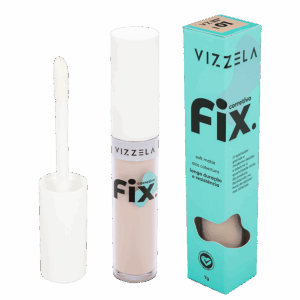 Corretivo Líquido Vizzela Cosméticos Fix Cor 1 7g