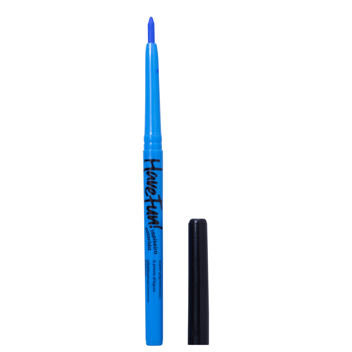 Lápis de Olho Vizzela Cosméticos Have Fun! Azul 0,24g