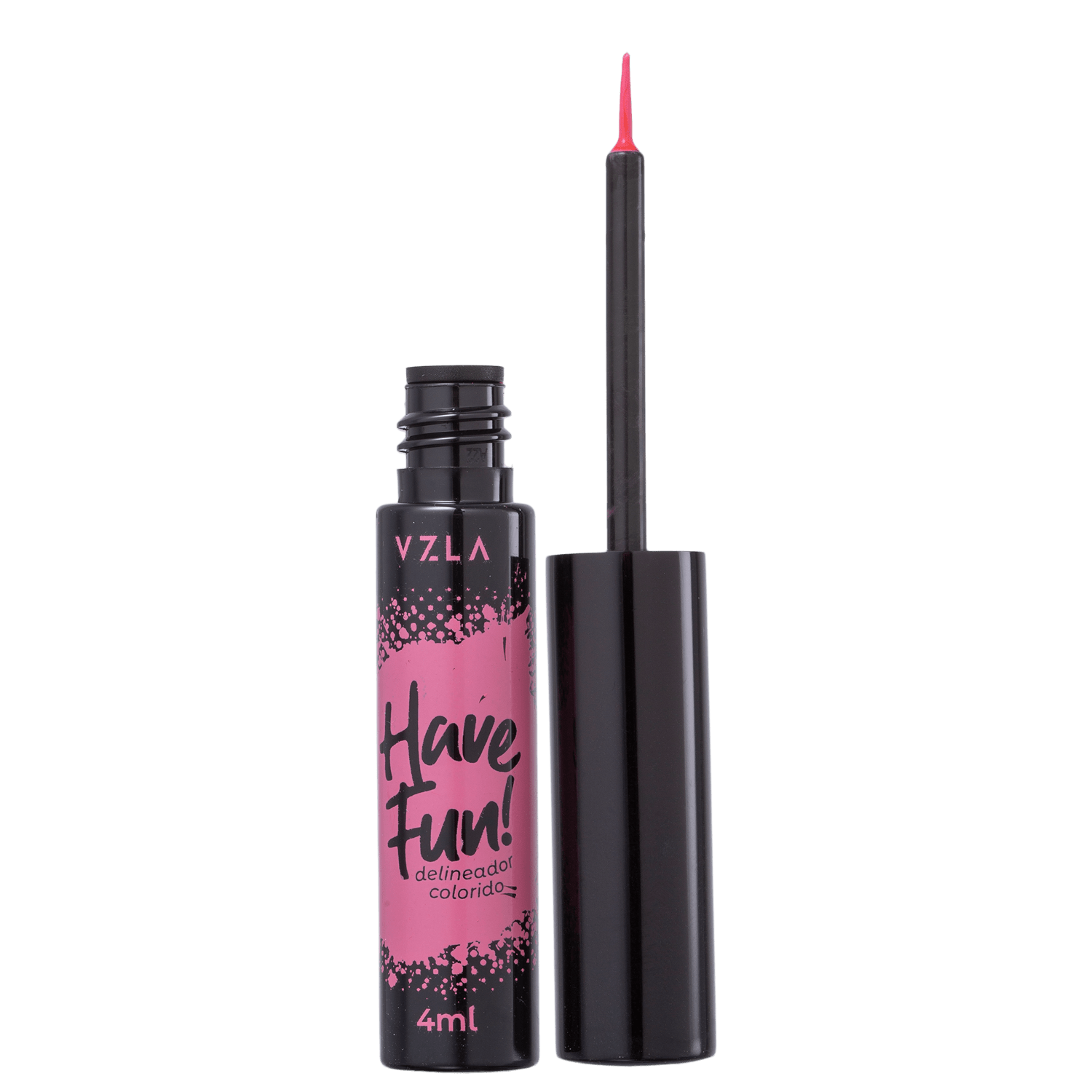 Delineador Líquido Vizzela Cosméticos Have Fun! Rosa 4ml