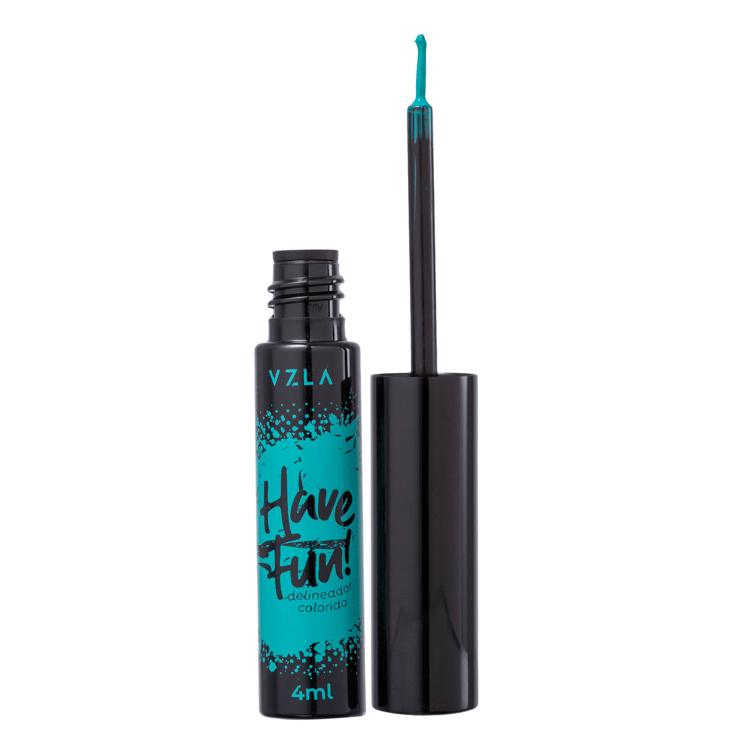 Delineador Líquido Vizzela Cosméticos Have Fun! Verde 4ml