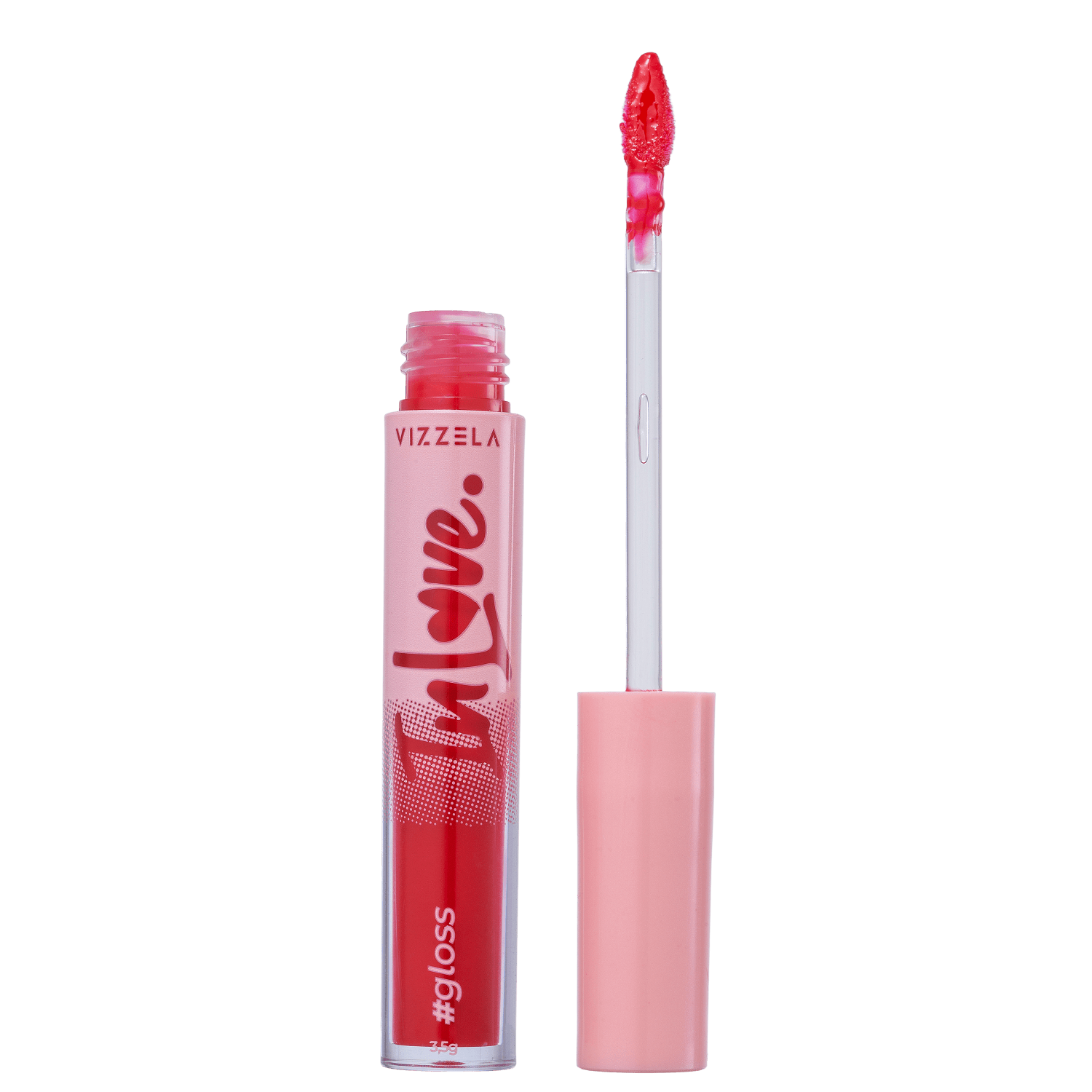 Gloss Labial Vizzela Cosméticos In Love 04 Coração 3,5g