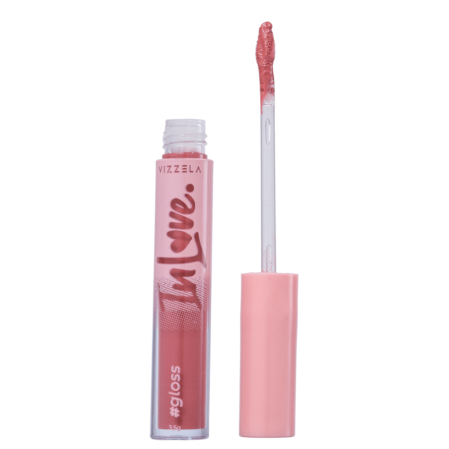 Gloss Labial Vizzela Cosméticos In Love 05 Bebê 3,5g