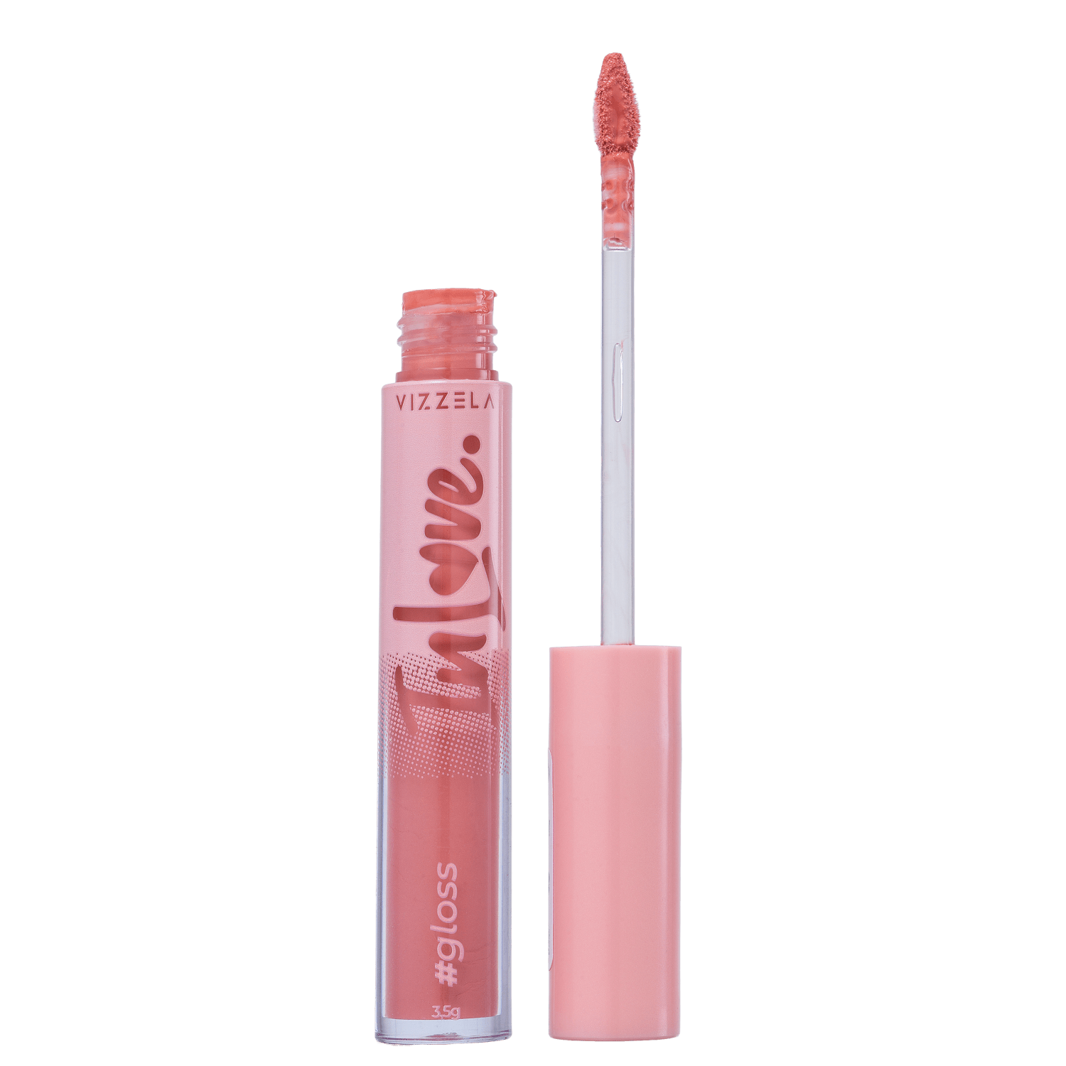 Gloss Labial Vizzela Cosméticos In Love 06 Xuxu 3,5g