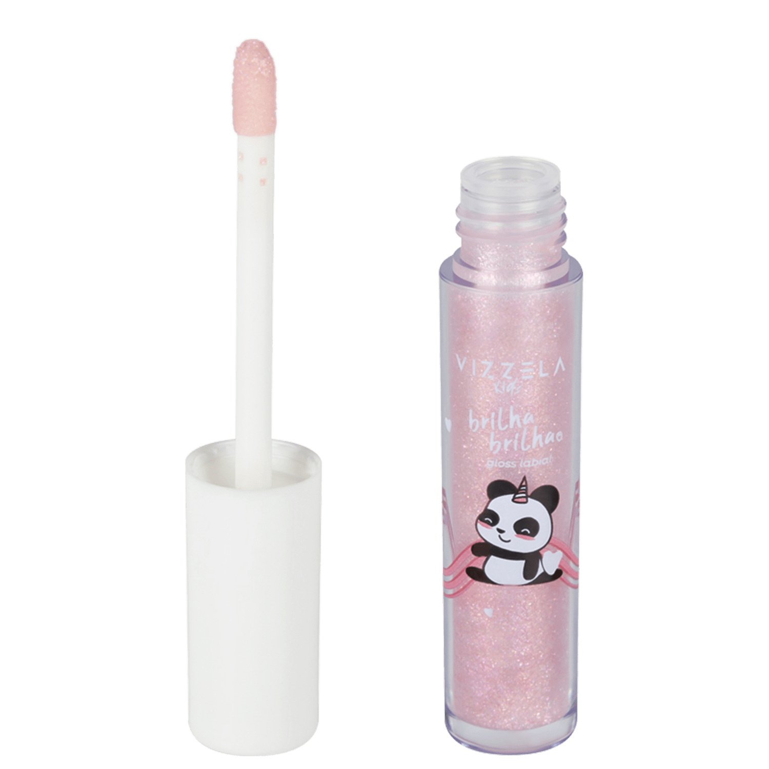 Gloss Labial Vizzela Cosméticos Kids Brilha Brilha Estrelinha 3ml