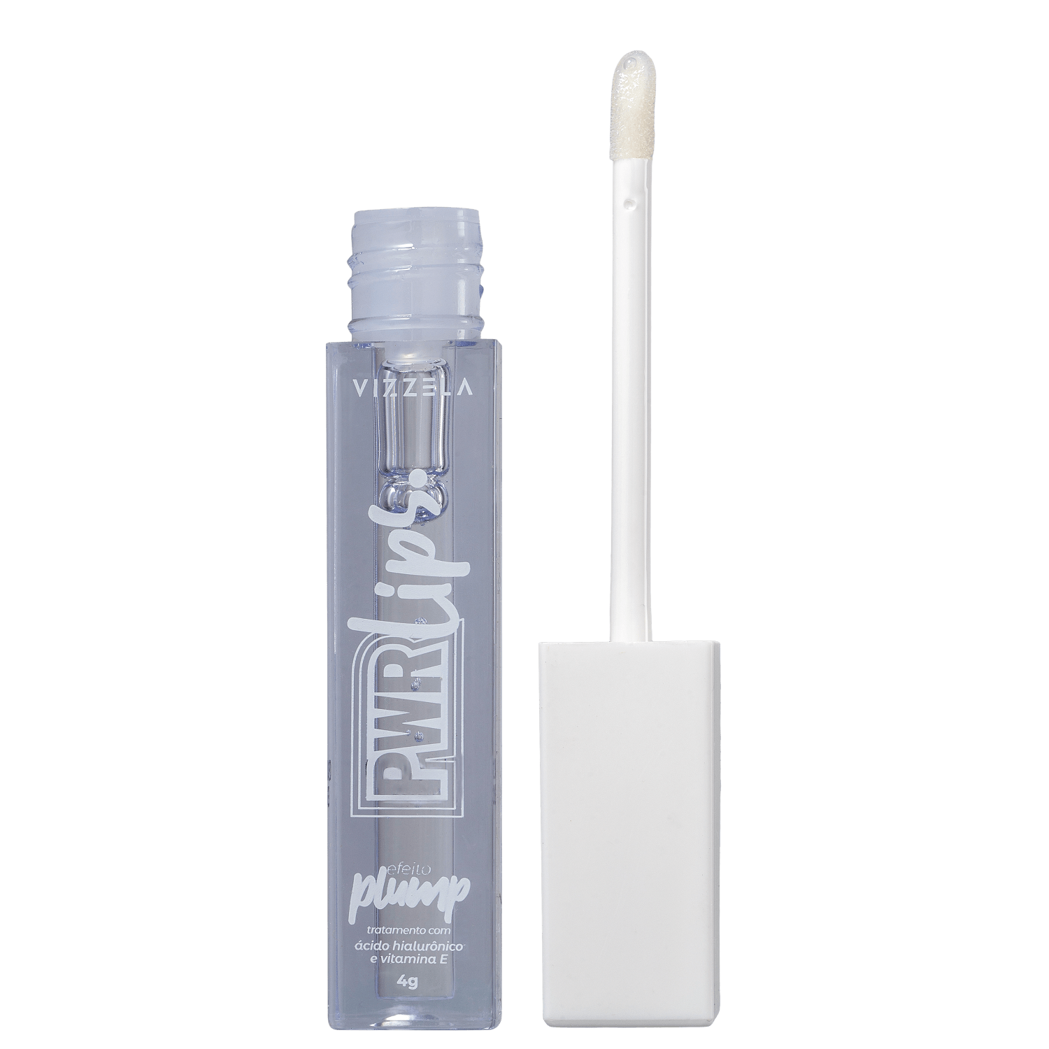 Gloss Labial Vizzela Cosméticos Power Lips Tint Incolor 4g