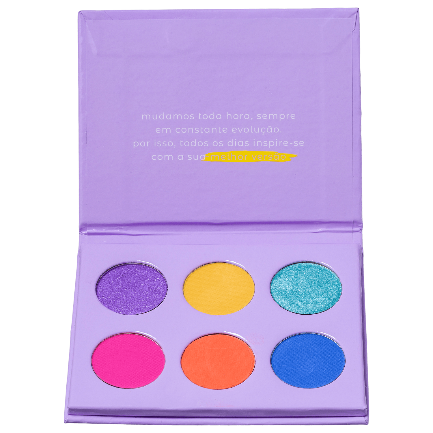 Paleta de Sombras Vizzela Cosméticos Seja a Sua Melhor Versão 14,4g