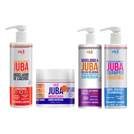 Kit Widi Care Juba Leave In Máscara Geleia Shampoo