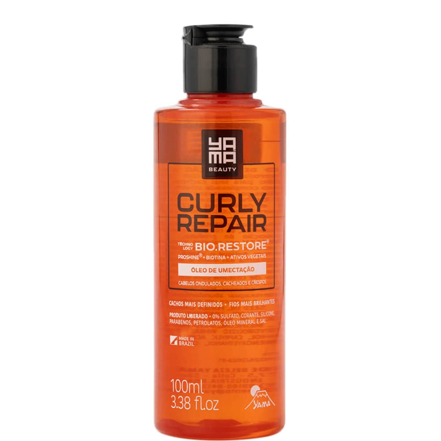 Óleo de Umectação Yamá Curly Repair Cabelos Cacheados 100ml