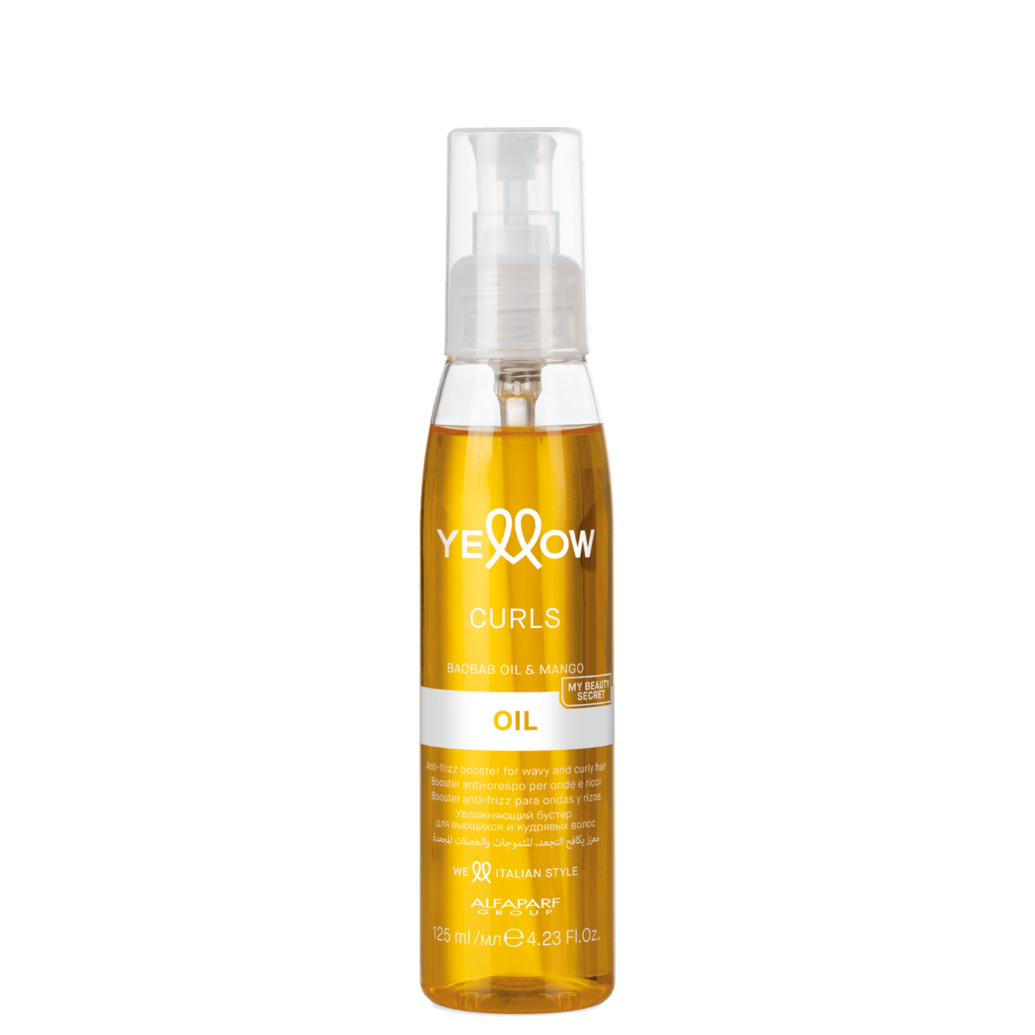 Óleo Capilar Yellow Curls Oil Booster Anti Frizz 120ml