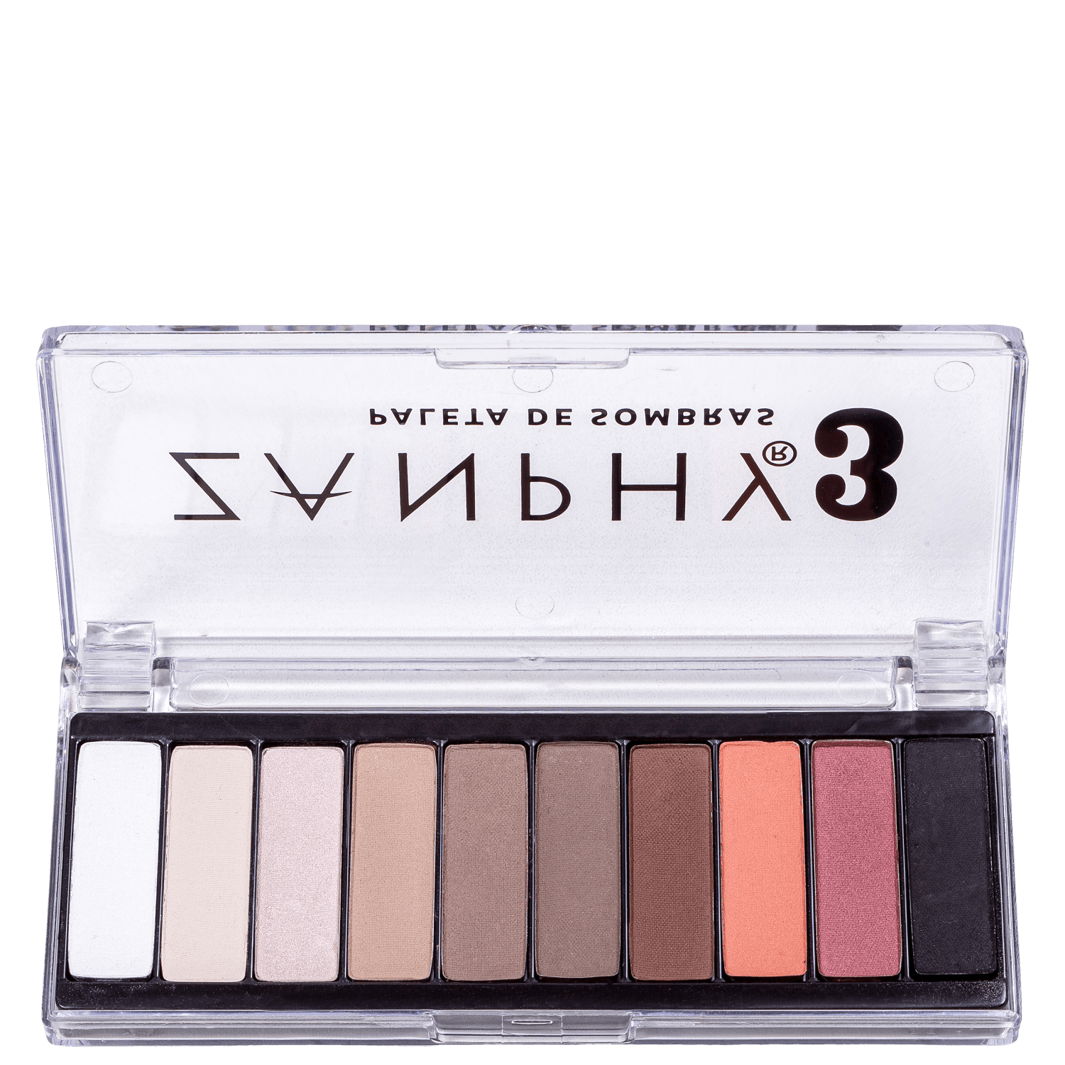 Paleta de Sombras Zanphy 10 Cores 3 20g