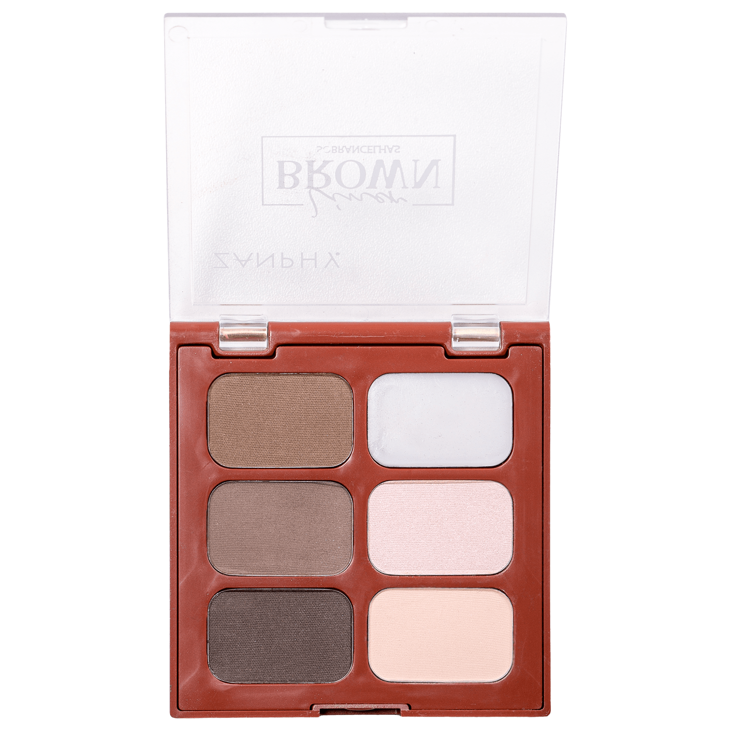 Paleta para Sobrancelha Zanphy Liner Brown 11,7g