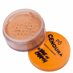 Pó Bronzer e Iluminador Zanphy Make Me Cenoura 15g