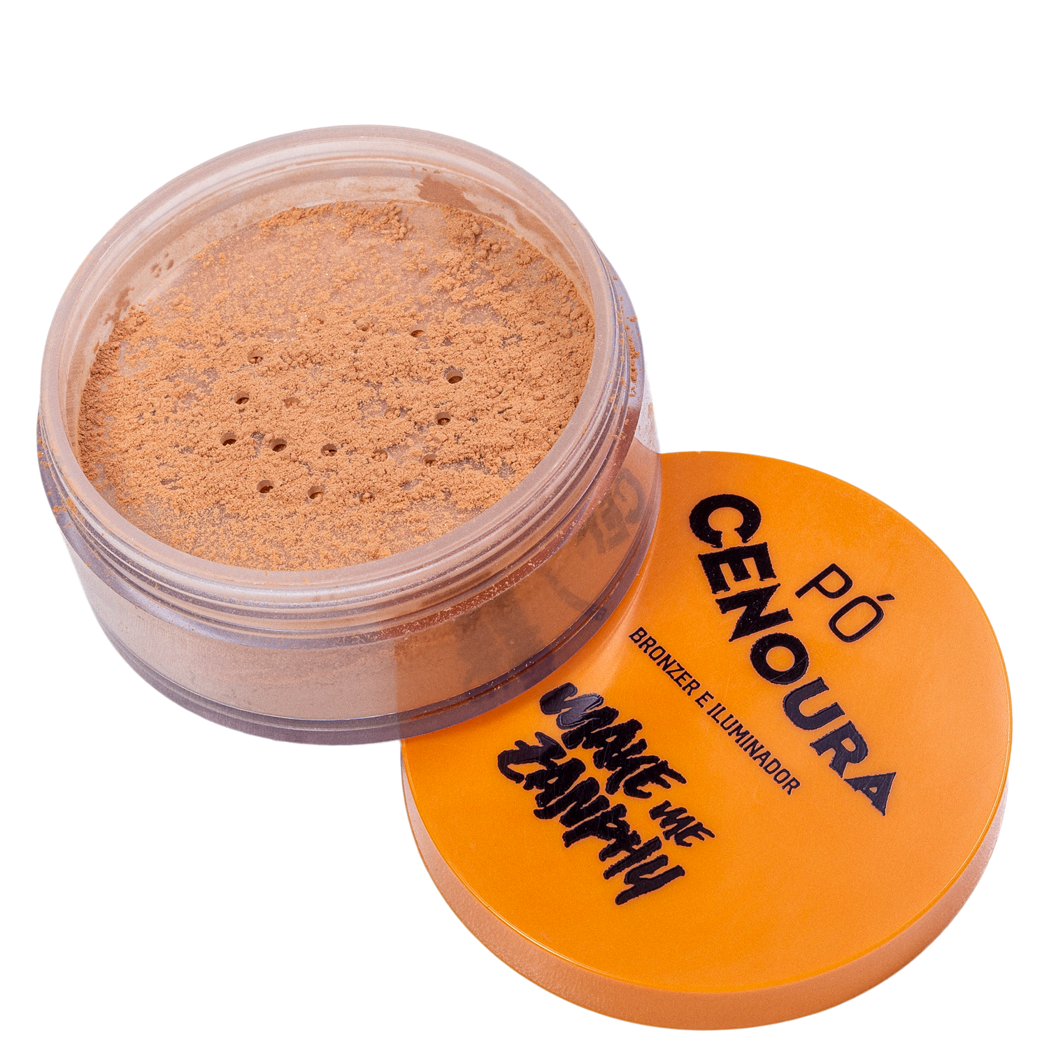 Pó Bronzer e Iluminador Zanphy Make Me Cenoura 15g