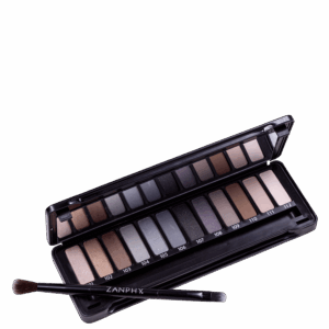 Paleta de Sombras Zanphy Metallic Pack Preto 24g