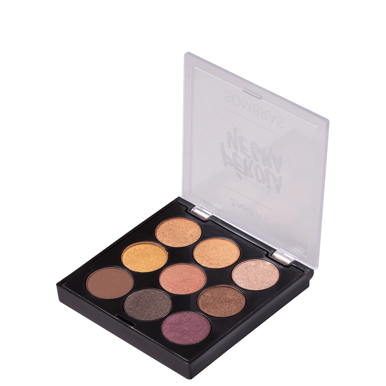 Paleta de Sombras Zanphy Pérola Negra 01 11,7g
