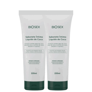 Sabonete Líquido Íntimo A Sós Biosex Coco 2 unidades