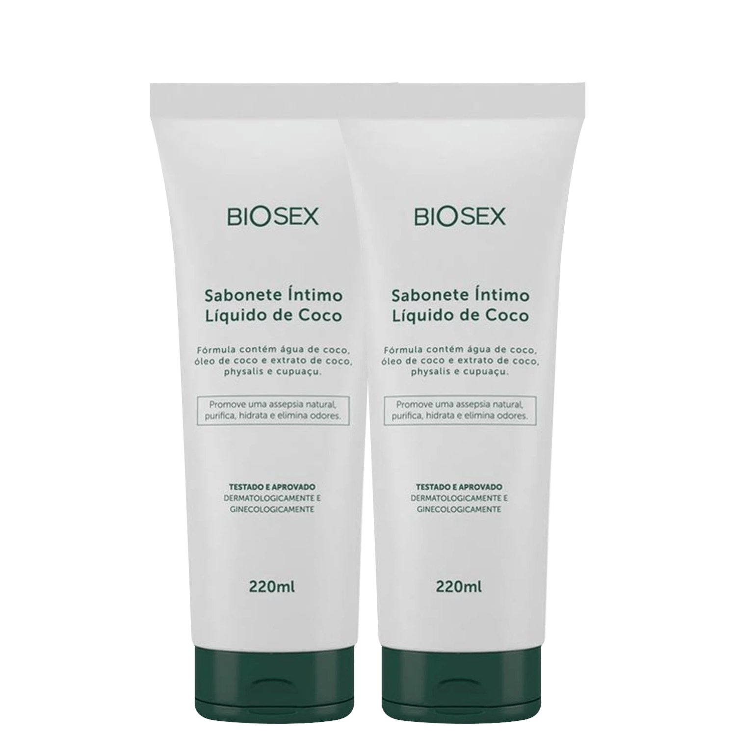 Sabonete Líquido Íntimo A Sós Biosex Coco 2 unidades