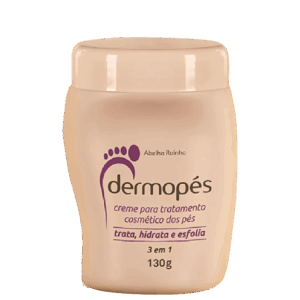 Creme de Tratamento para os Pés Abelha Rainha Dermopés 3 em 1 130g