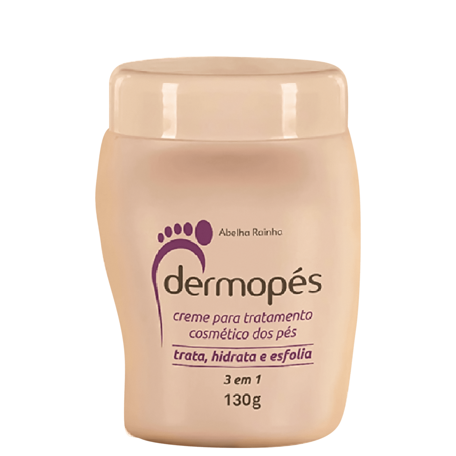 Creme de Tratamento para os Pés Abelha Rainha Dermopés 3 em 1 130g