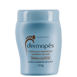 Creme de Tratamento para os Pés Abelha Rainha Dermopés Hidrata e Perfuma 130g