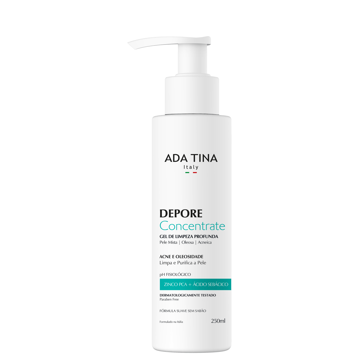 Gel de Limpeza Ada Tina Depore Concentrate Profunda 250ml