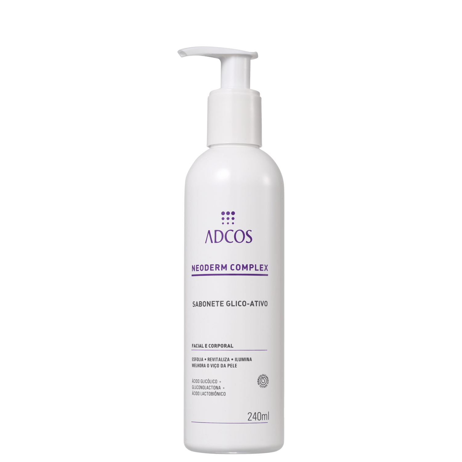 Sabonete Líquido Adcos Neoderm Complex Glico-Ativo 240ml