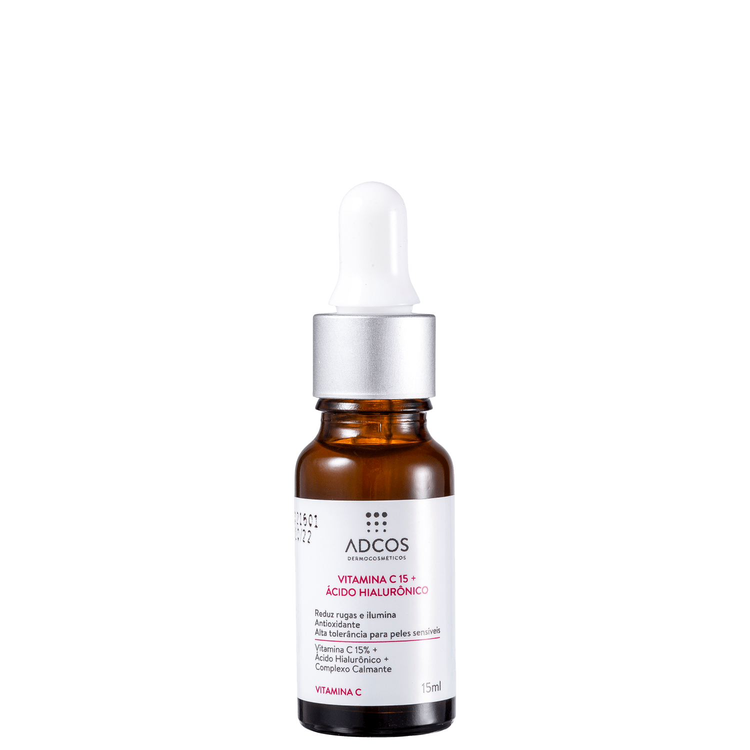 Sérum Redutor de Linhas Adcos Vitamina C 15 Ácido Hialurônico 15ml