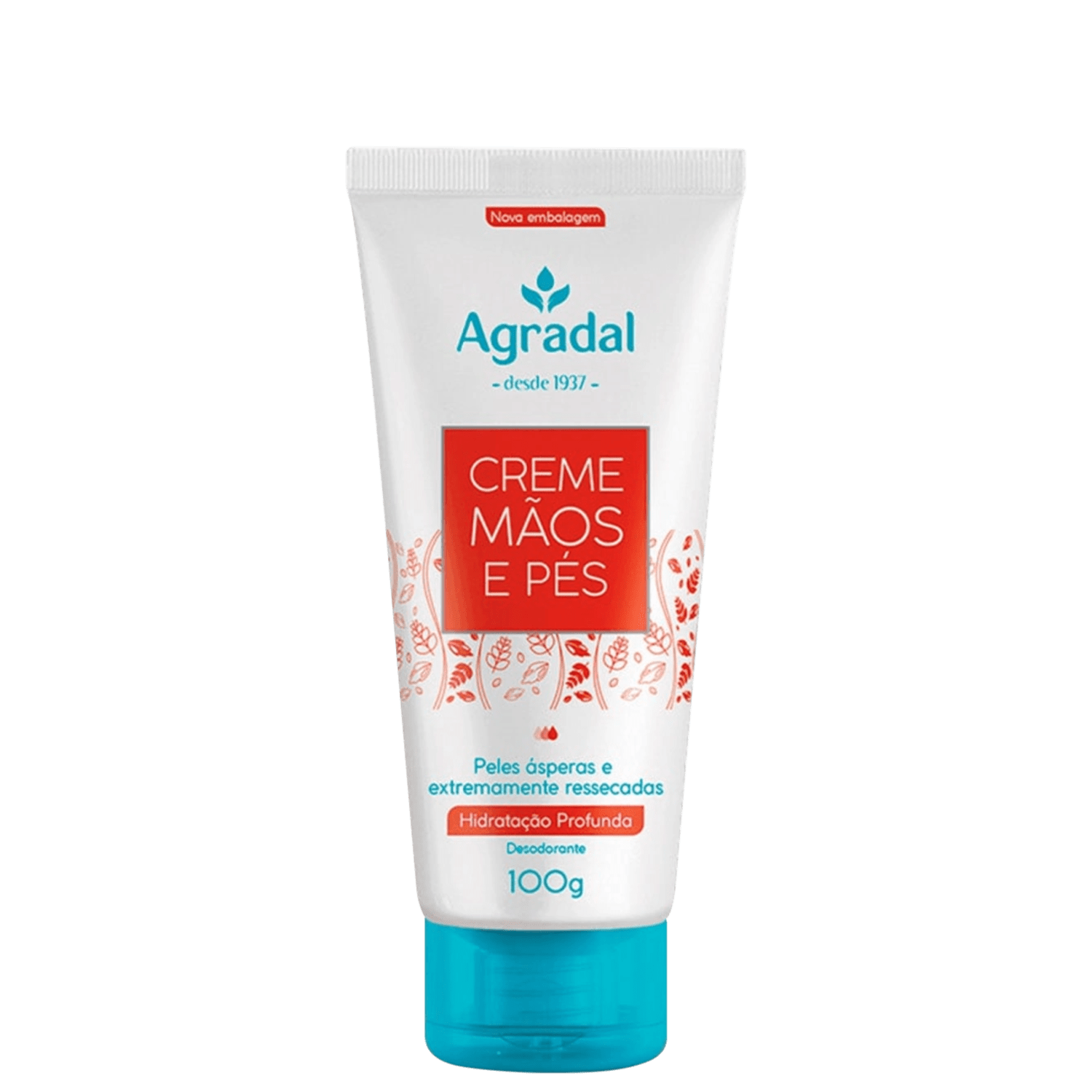 Creme para Mãos e Pés Agradal Hidratação Profunda 100g